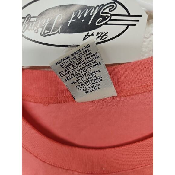 Vintage Boulder T-shirt Medium Embroidered Mountains Trees TSC WEST Pastel NWT - Picture 5 of 8